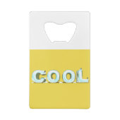 Cool Penguins Creditkaart Flessenopener (Achterkant)