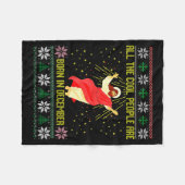 Cool People Are Born In December Christian Christm Fleece Deken (Voorkant (Horizontaal))