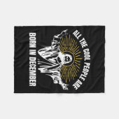 Cool People Are Born In December Christian Christm Fleece Deken (Voorkant (Horizontaal))