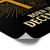 Cool People Are Born In December Christian Christm Poster (Hoek)