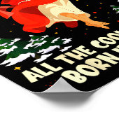 Cool People Are Born In December Christian Christm Poster (Hoek)