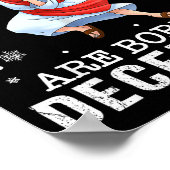 Cool People Are Born In December Christian Christm Poster (Hoek)