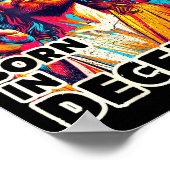 Cool People Are Born In December Christian Christm Poster (Hoek)