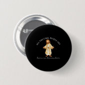 Cool People Are Born In December Christian Christm Ronde Button 5,7 Cm (Voorkant /achterkant)