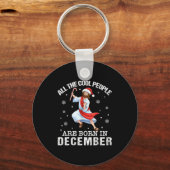 Cool People Are Born In December Christian Christm Sleutelhanger (Voorkant)