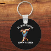 Cool People Are Born In December Christian Christm Sleutelhanger (Voorkant)