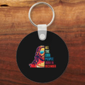 Cool People Are Born In December Christian Christm Sleutelhanger (Voorkant)