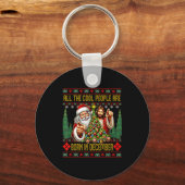 Cool People Are Born In December Christian Christm Sleutelhanger (Voorkant)
