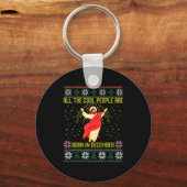 Cool People Are Born In December Christian Christm Sleutelhanger (Voorkant)