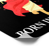 Cool People Are Born In December Christian Funny J Poster (Hoek)