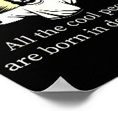Cool People Are Born In December Christian Jesus C Poster (Hoek)