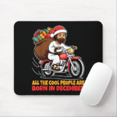 Cool People Are Born In December Jesus Christmas C Muismat (Met muis)