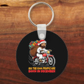 Cool People Are Born In December Jesus Christmas C Sleutelhanger (Voorkant)