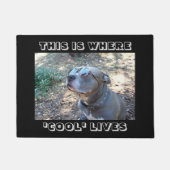 Cool People Cool Dogs Doormat Deurmat (Voorkant)