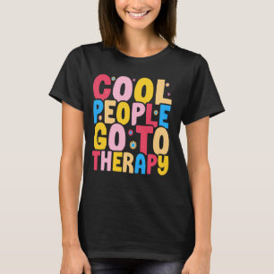 Cool People gaan naar therapie Suïcidepreventie Me T-shirt