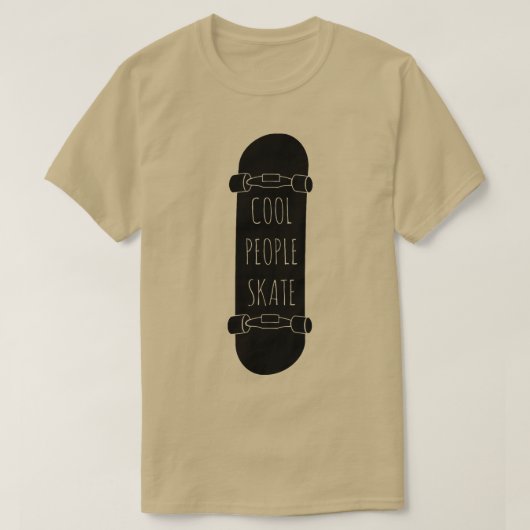 Cool People Schaats T-shirt (Design voorkant)