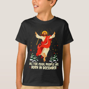 Cool People Worden Geboren In December Christelijk T-shirt