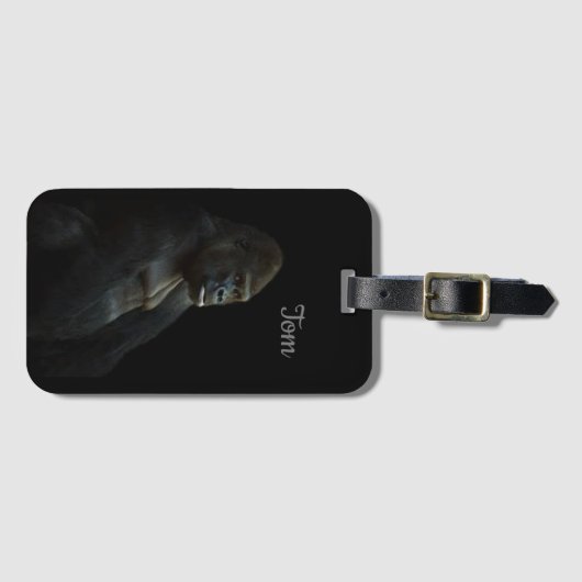 Cool Perfect Great Black Monkey Bagagelabel (Voorkant (horizontaal))