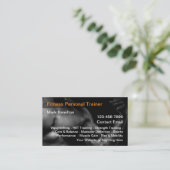 Cool Personal Fitness Trainer Visitekaartjes (Staand voorkant)