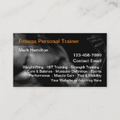 Cool Personal Fitness Trainer Visitekaartjes (Voorkant)