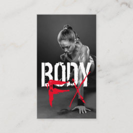 Cool Personal Trainer Gym Fitness Visitekaartje