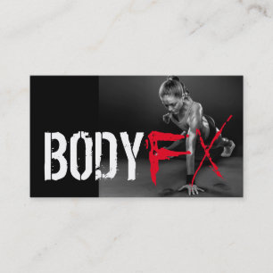 Cool Personal Trainer Gym Fitness Visitekaartje