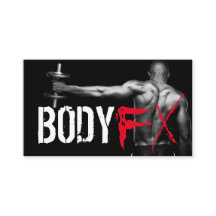 Cool Personal Trainer Gym Fitness Visitekaartje