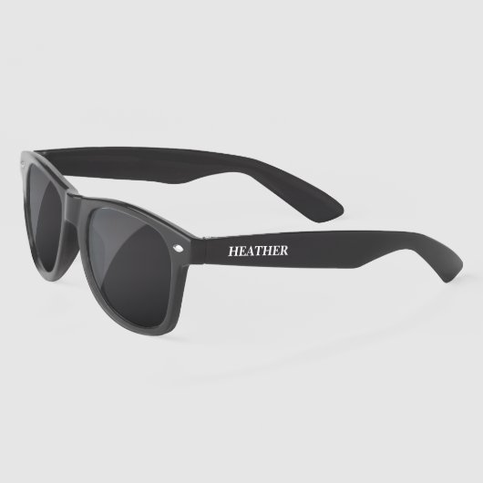 COOL! 😎Personalized Black Sunglasses Zonnebrillen (Links)