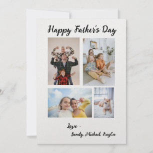 Cool Personalized Family Photos Vaderdag Kaart
