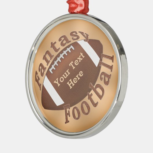 Cool Personalized Fantasy Football Ornament (Links)