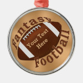 Cool Personalized Fantasy Football Ornament (Voorkant)