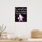 COOL PERSONALIZED GIRLS BASKETBALL PLAYER POSTE POSTER (Keuken)