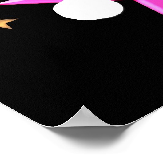 COOL PERSONALIZED GIRLS BASKETBALL PLAYER POSTE POSTER (Hoek)