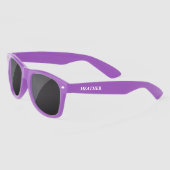 COOL! 😎Personalized Purple Sunglasses  Zonnebrillen (Links)
