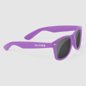COOL! 😎Personalized Purple Sunglasses  Zonnebrillen (Rechts)