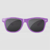 COOL! 😎Personalized Purple Sunglasses  Zonnebrillen (Voorkant)