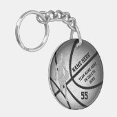 Cool Persoonlijke Basketball Team Giften voor jong Sleutelhanger (Voorkant Links)