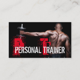 Cool Persoonlijke Trainer Fitnesscentrum Bedrijfsk Visitekaartje