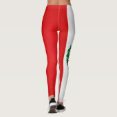 Cool Peru Flag Mode Leggings (Achterkant)