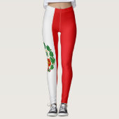 Cool Peru Flag Mode Leggings (Voorkant)