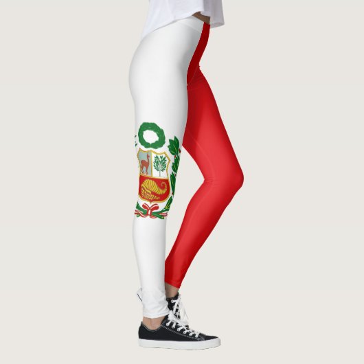 Cool Peru Flag Mode Leggings (Rechts)