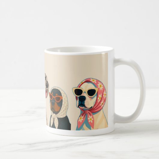 Cool Pet Dog grafische mok (Rechts)
