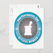 Cool Pharmacists Club Briefkaart (Voorkant / Achterkant)