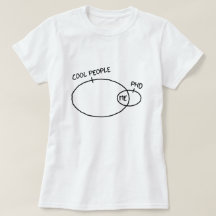 Cool PhD T-shirt (lichte kleur)