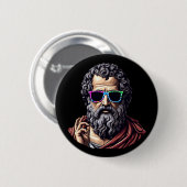 Cool Philosopher Ronde Button 5,7 Cm (Voorkant /achterkant)