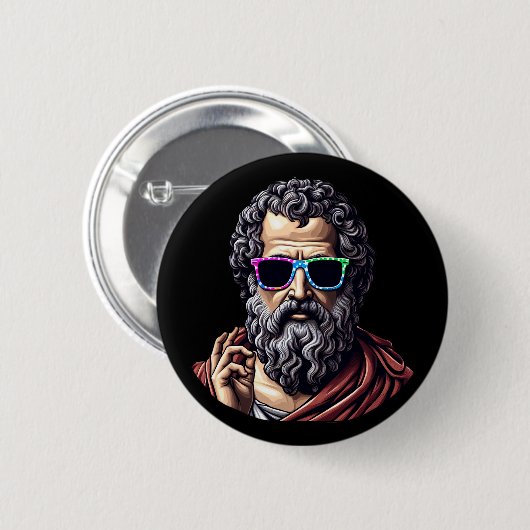 Cool Philosopher Ronde Button 5,7 Cm (Voorkant /achterkant)