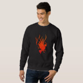 Cool Phoenix Mytholoog Firebird Rising Bird Flavis Trui (Voorkant volledig)