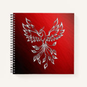 Cool Phoenix Rising Notitieboek (Voorkant)