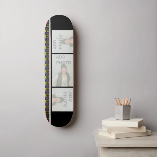 Cool Photo Skateboard (Muurkunst)