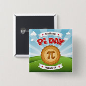 Cool Pi Day Button (Voorkant /achterkant)